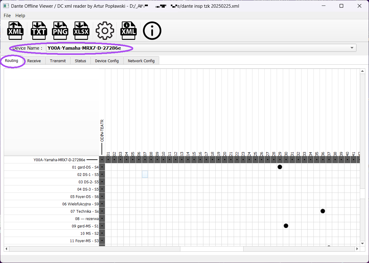 Routing view