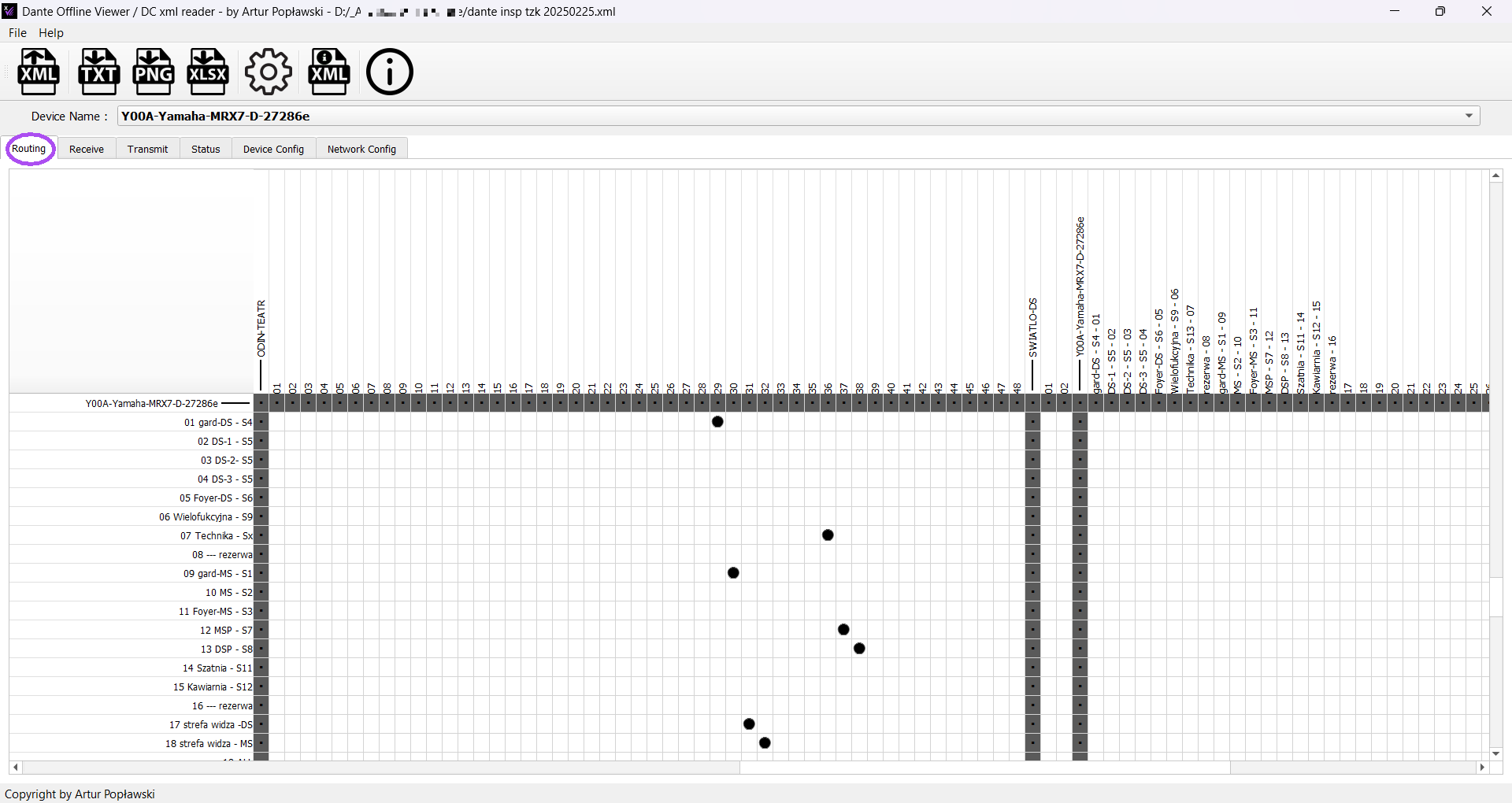 Routing view